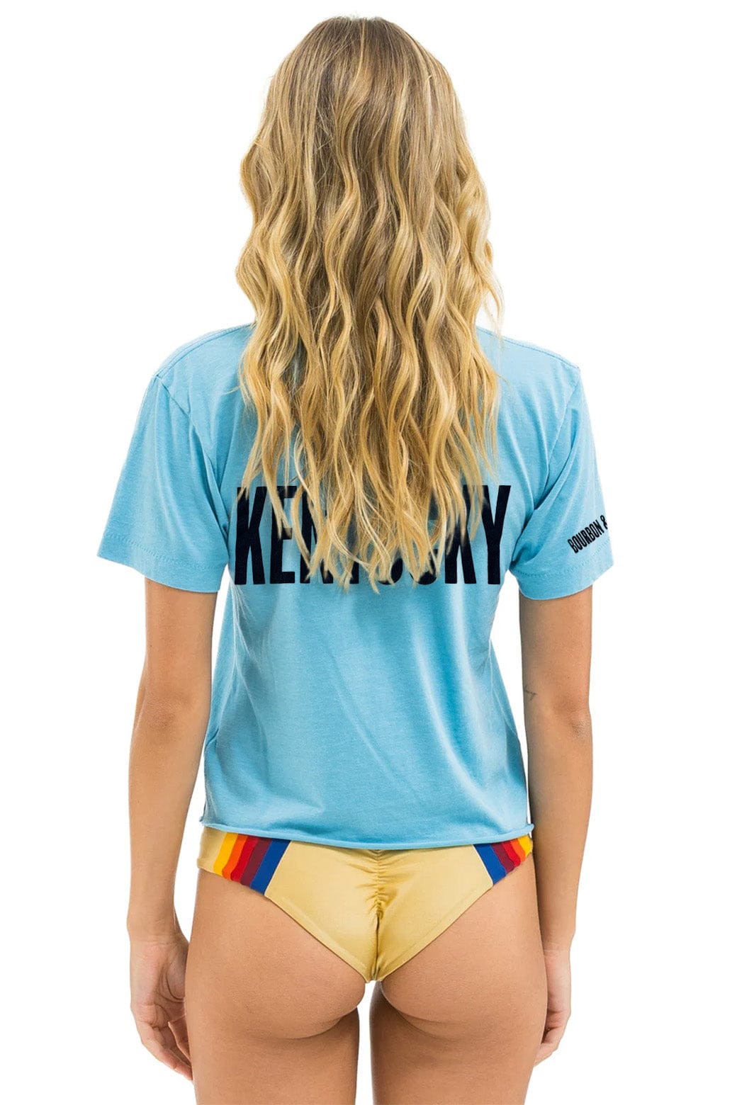 BOURBON AND BEYOND 2025 BOYFRIEND TEE - AQUA - Image 2