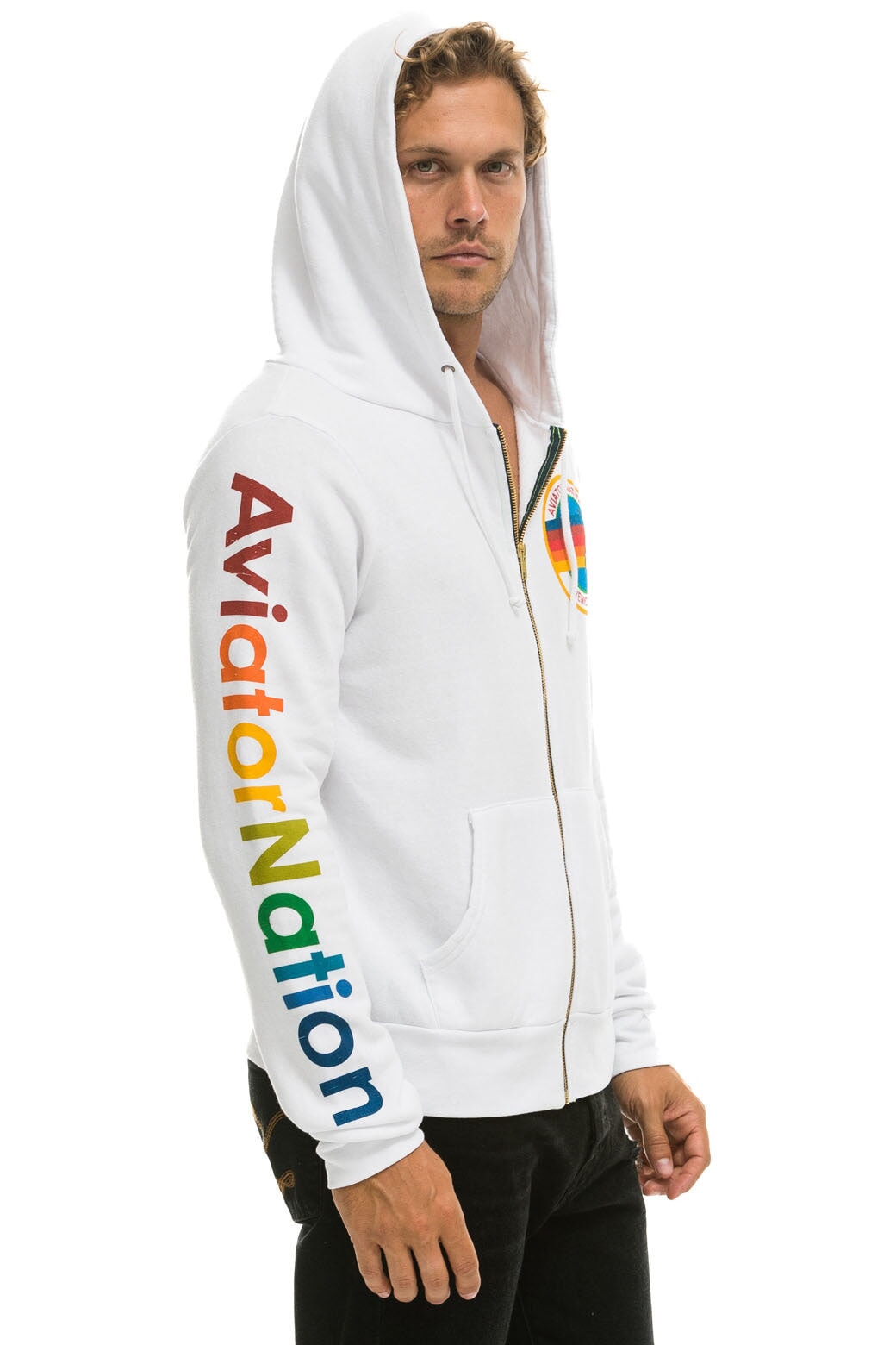 AVIATOR NATION ASPEN HOODIE - WHITE - Image 3