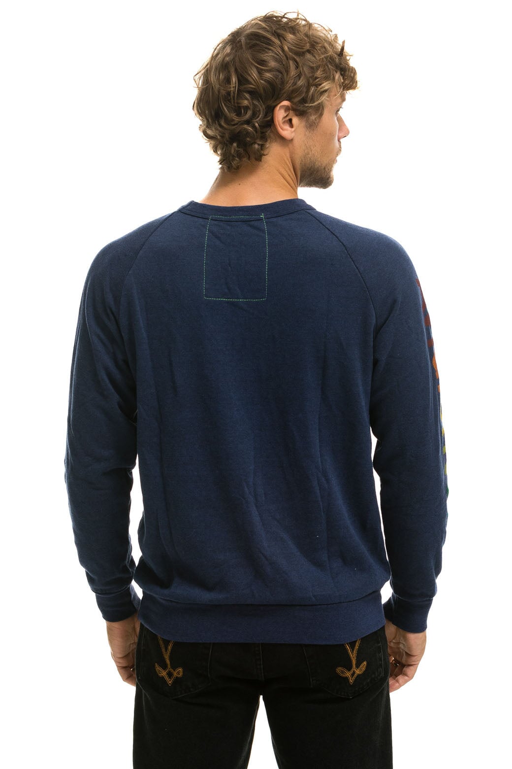 AVIATOR NATION ASPEN CREW SWEATSHIRT - NAVY - Image 6