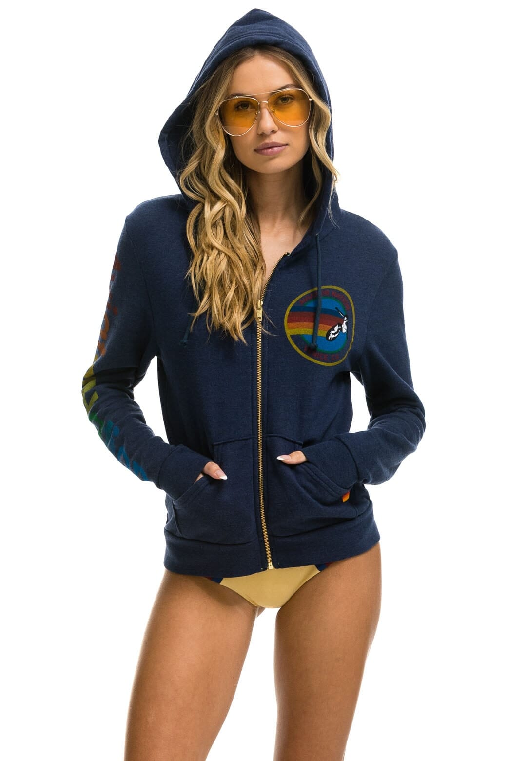 AVIATOR NATION HOODIE - NAVY - Image 9