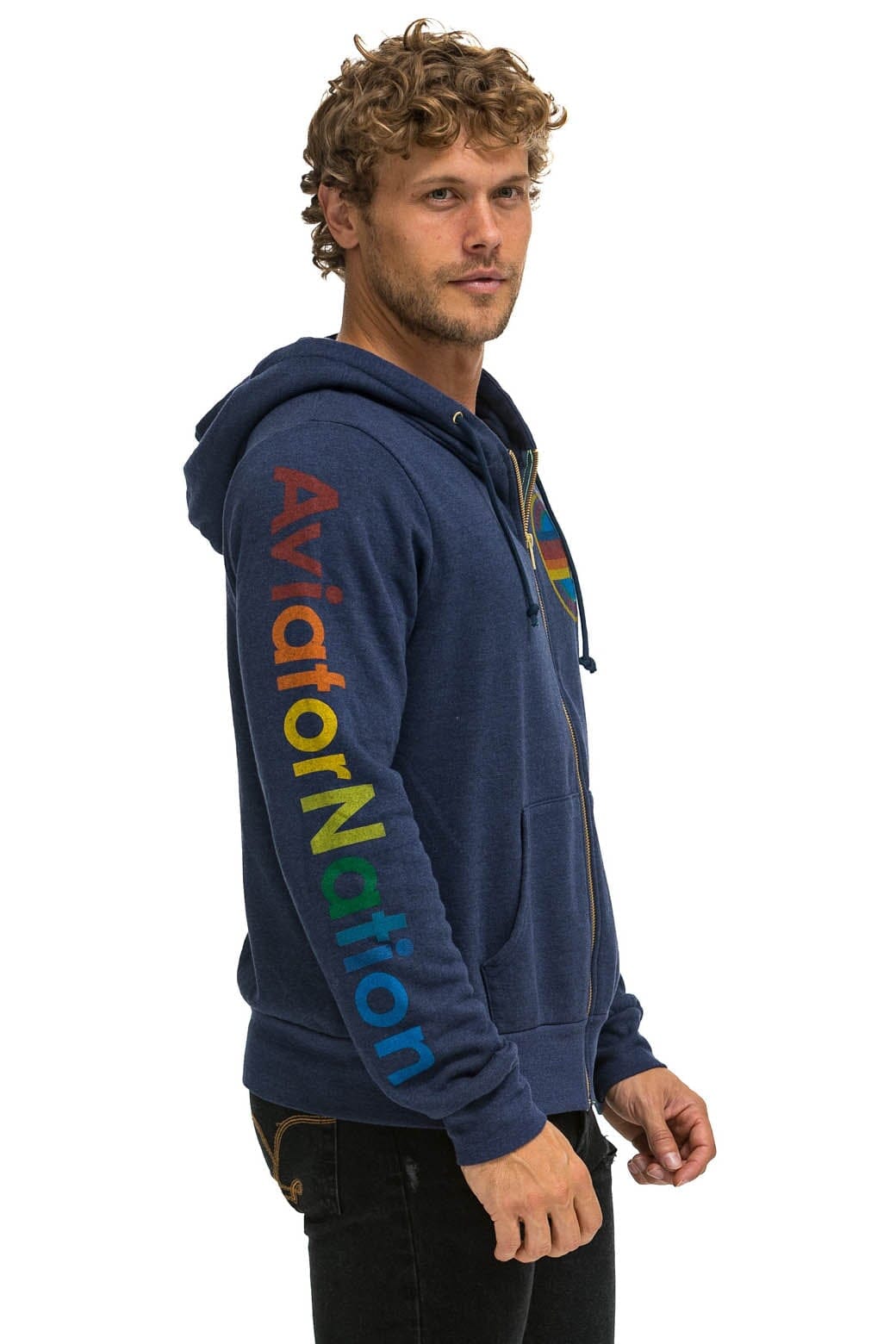 AVIATOR NATION HOODIE - NAVY - Image 4