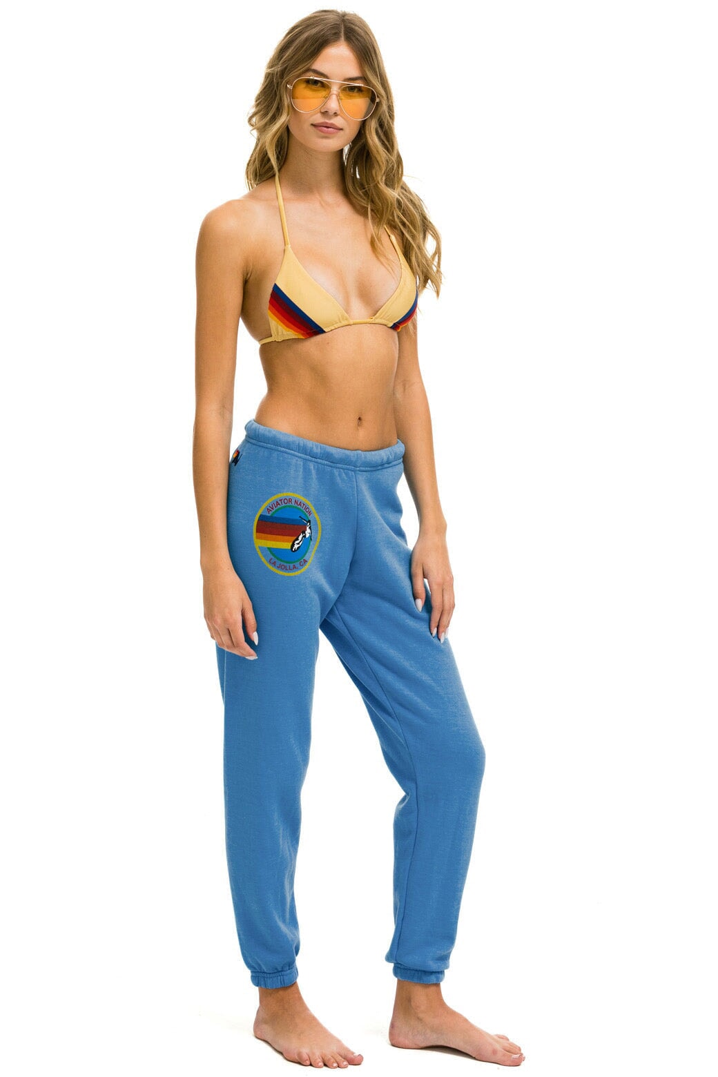 AVIATOR NATION LA JOLLA SWEATPANTS - COBALT - Image 4