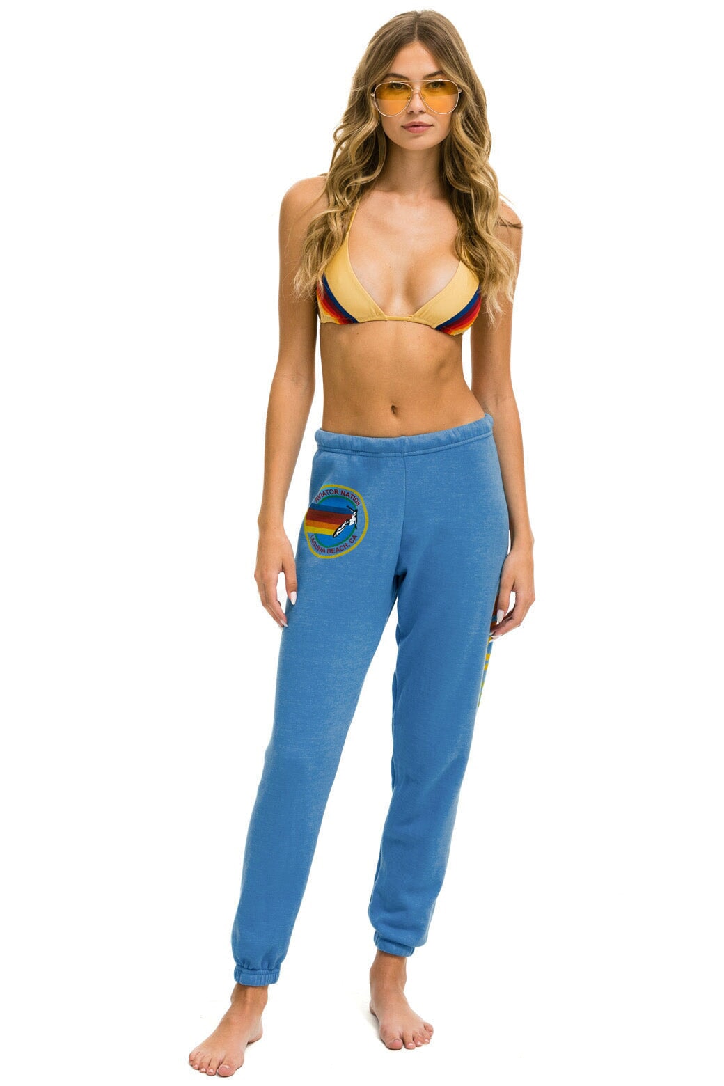 AVIATOR NATION LAGUNA BEACH SWEATPANTS - COBALT - Image 3