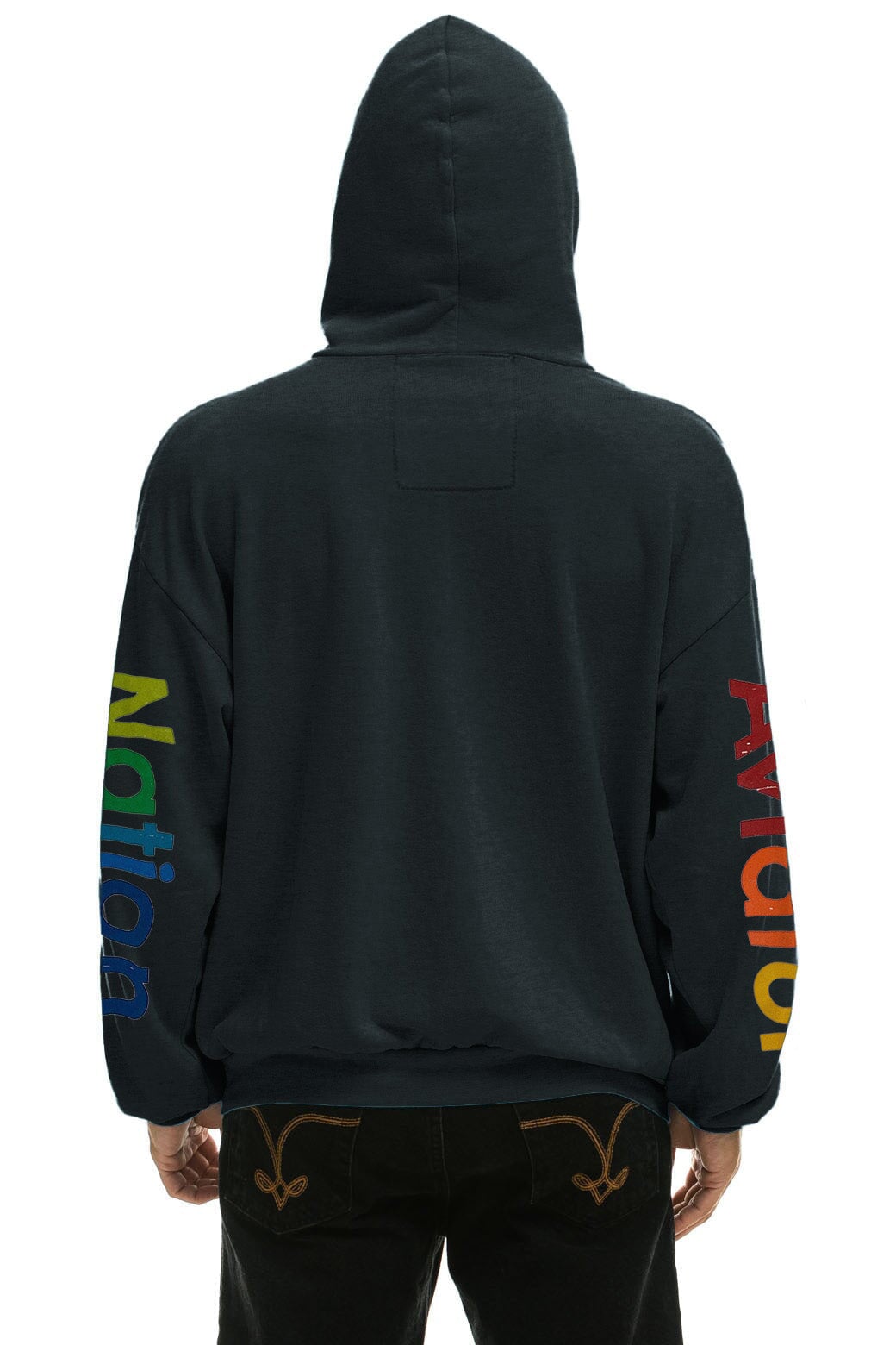 AVIATOR NATION LAS VEGAS RELAXED PULLOVER HOODIE - CHARCOAL - Image 4