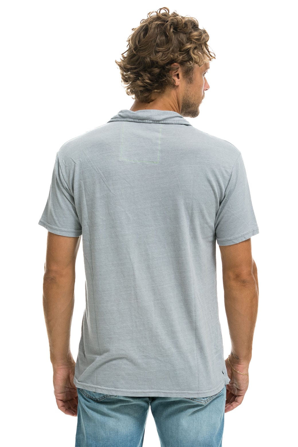 AVIATOR NATION POLO - LIGHT GREY - Image 4