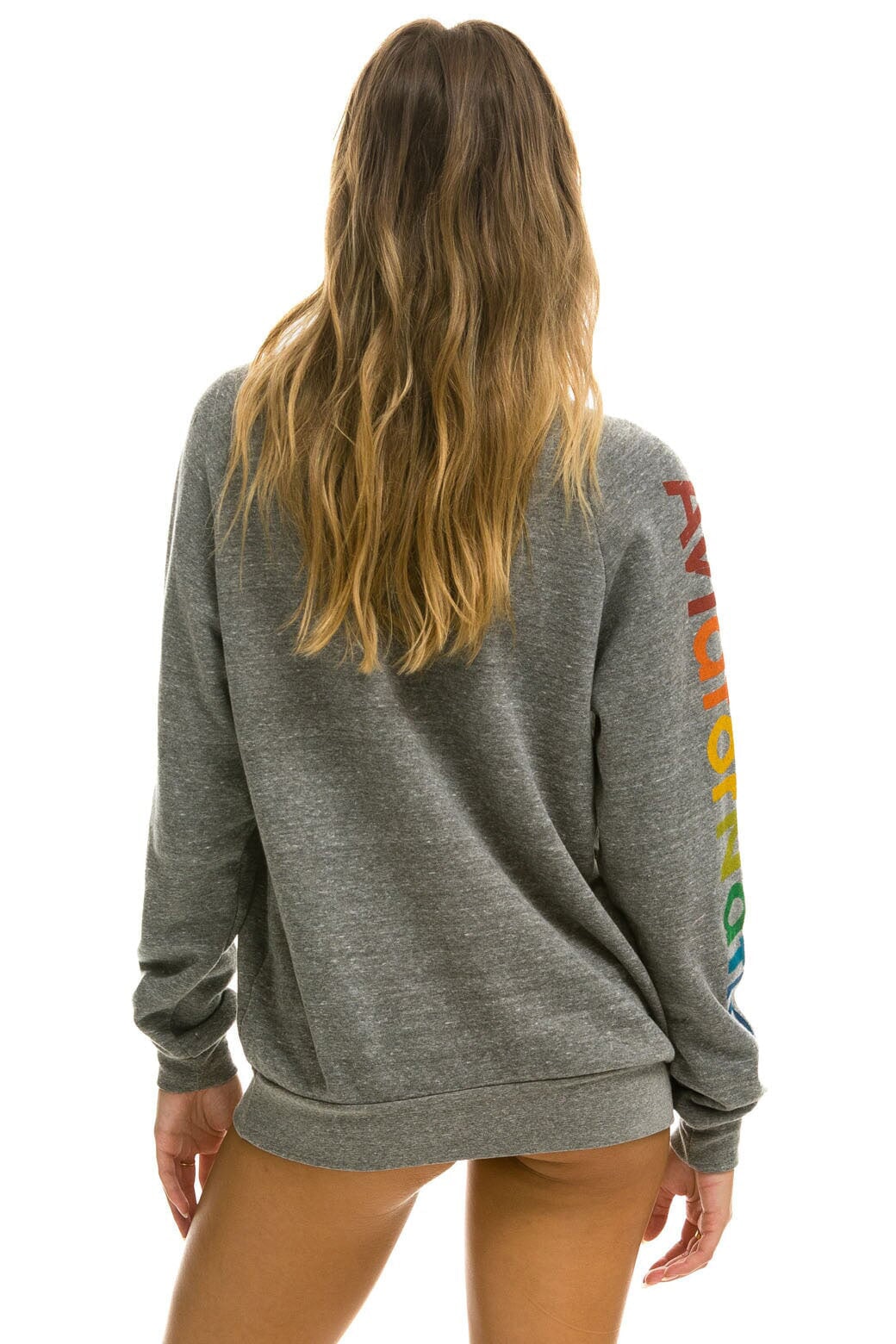 AVIATOR NATION SWEATSHIRT ASPEN - HEATHER GREY - Image 3