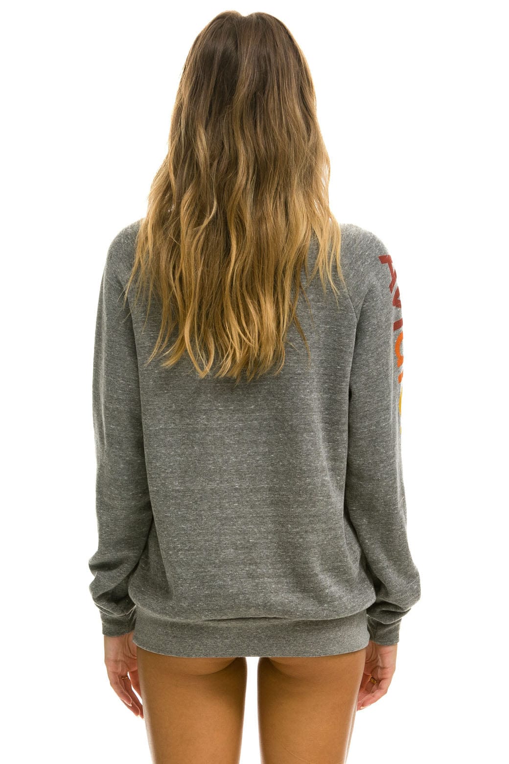 AVIATOR NATION SWEATSHIRT - HEATHER GREY - Image 6