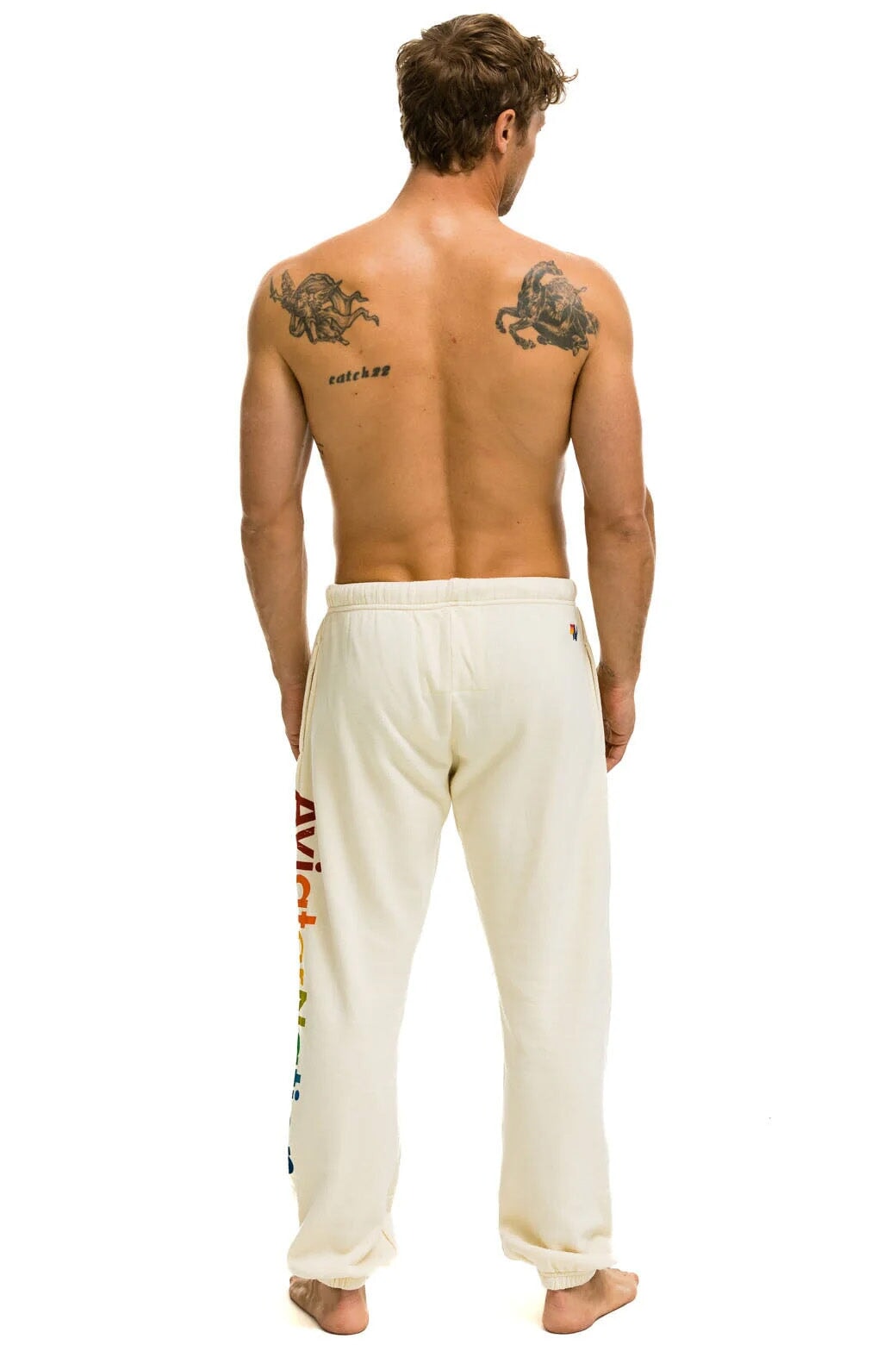AVIATOR NATION VAIL SWEATPANTS - VINTAGE WHITE - Image 3