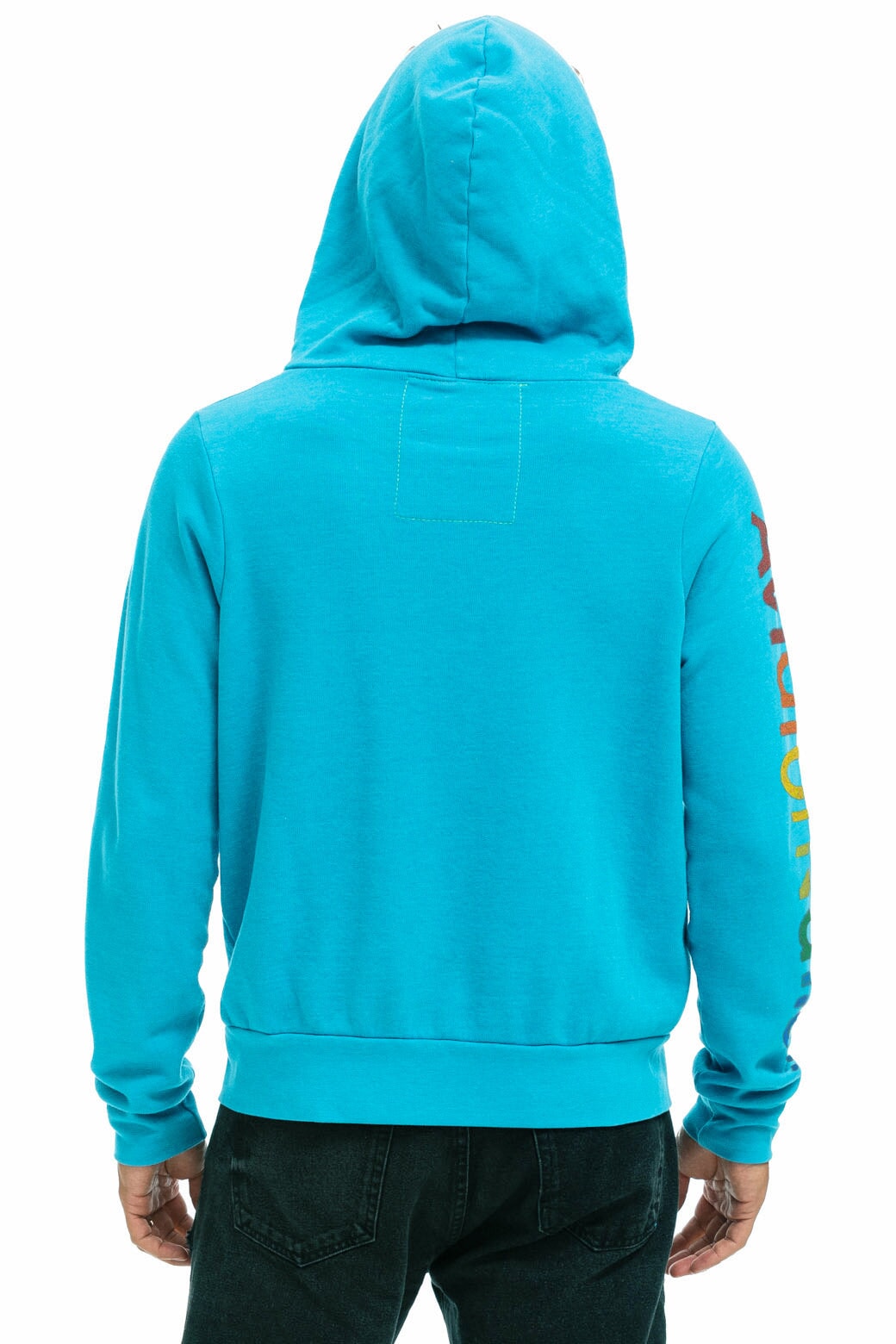 AVIATOR NATION VAIL ZIP HOODIE - NEON BLUE - Image 3