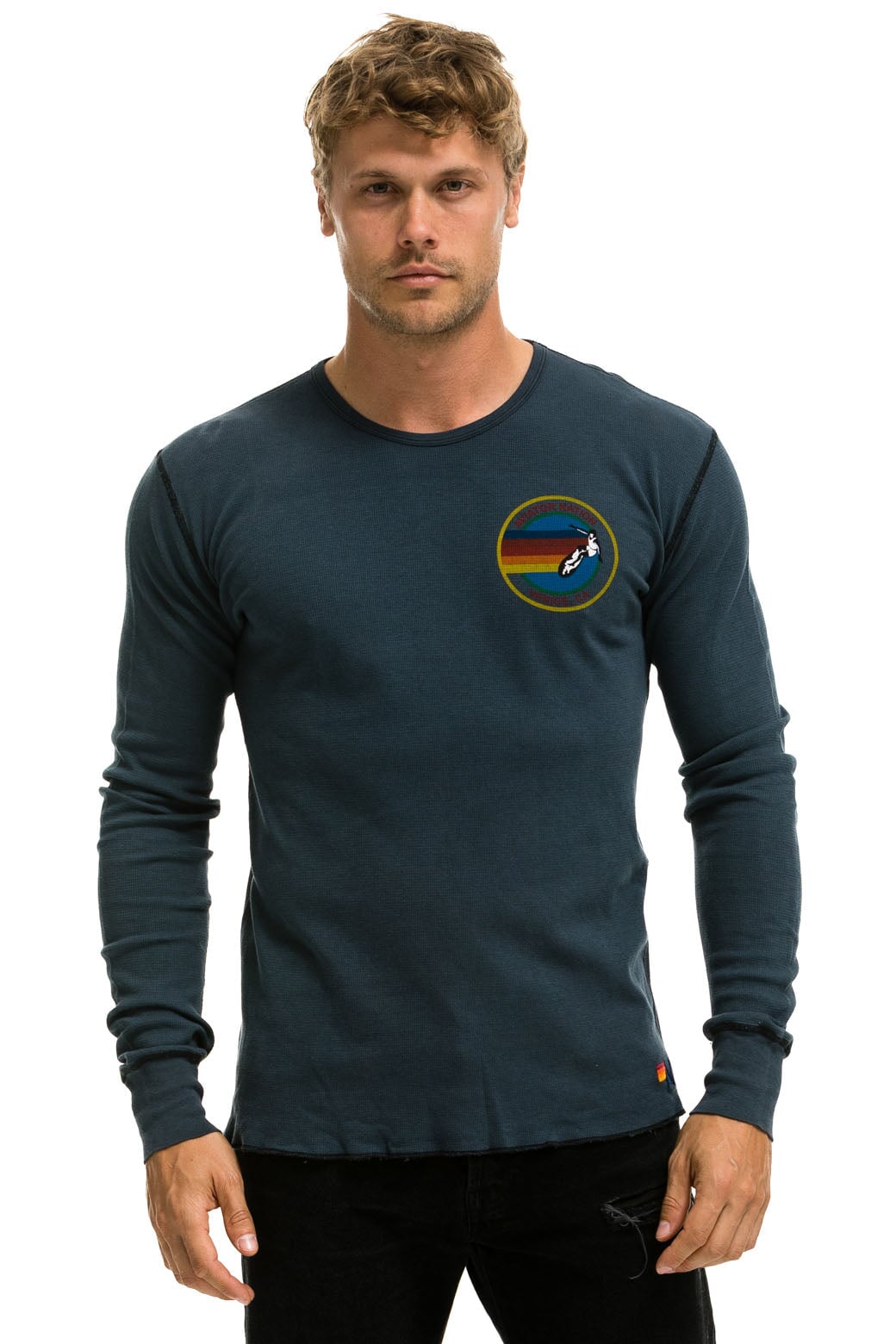 AVIATOR NATION VENICE THERMAL - CHARCOAL - Image 2