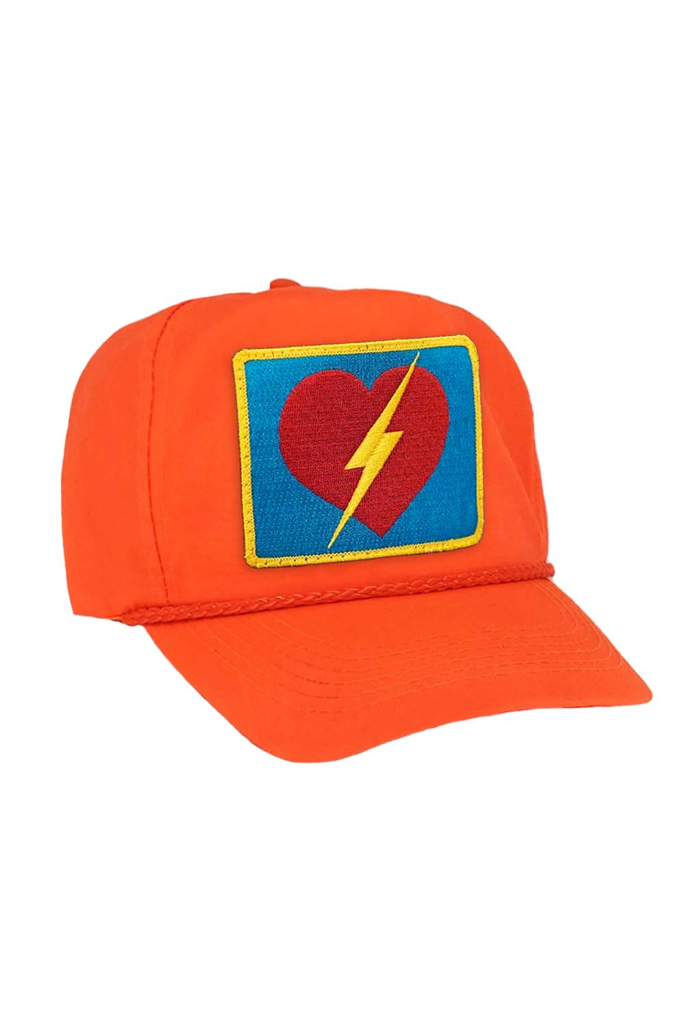BOLT HEART VINTAGE NYLON TRUCKER HAT - Image 5