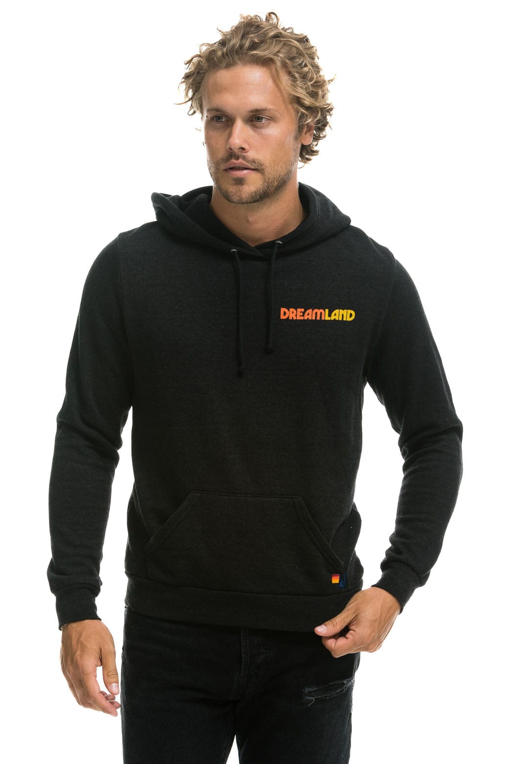 DREAMLAND LOGO PULLOVER HOODIE - BLACK - Image 4