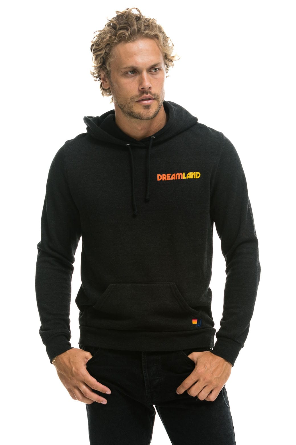 DREAMLAND LOGO PULLOVER HOODIE - BLACK - Image 2