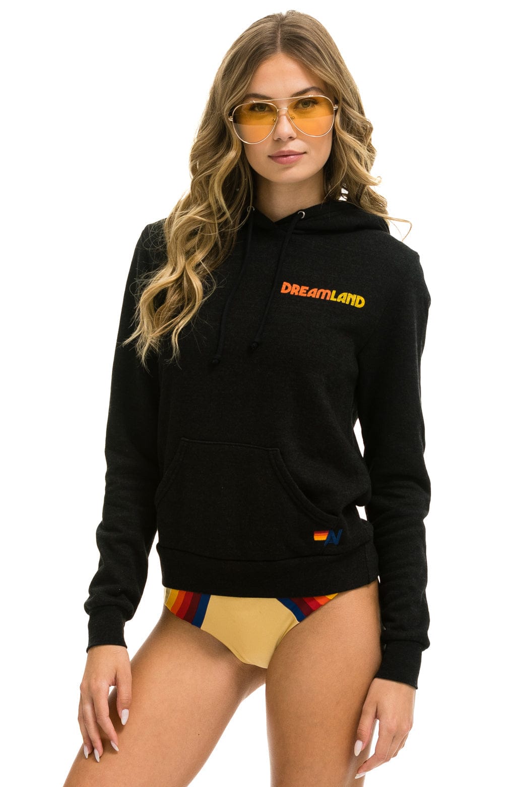 DREAMLAND LOGO PULLOVER HOODIE - BLACK - Image 3