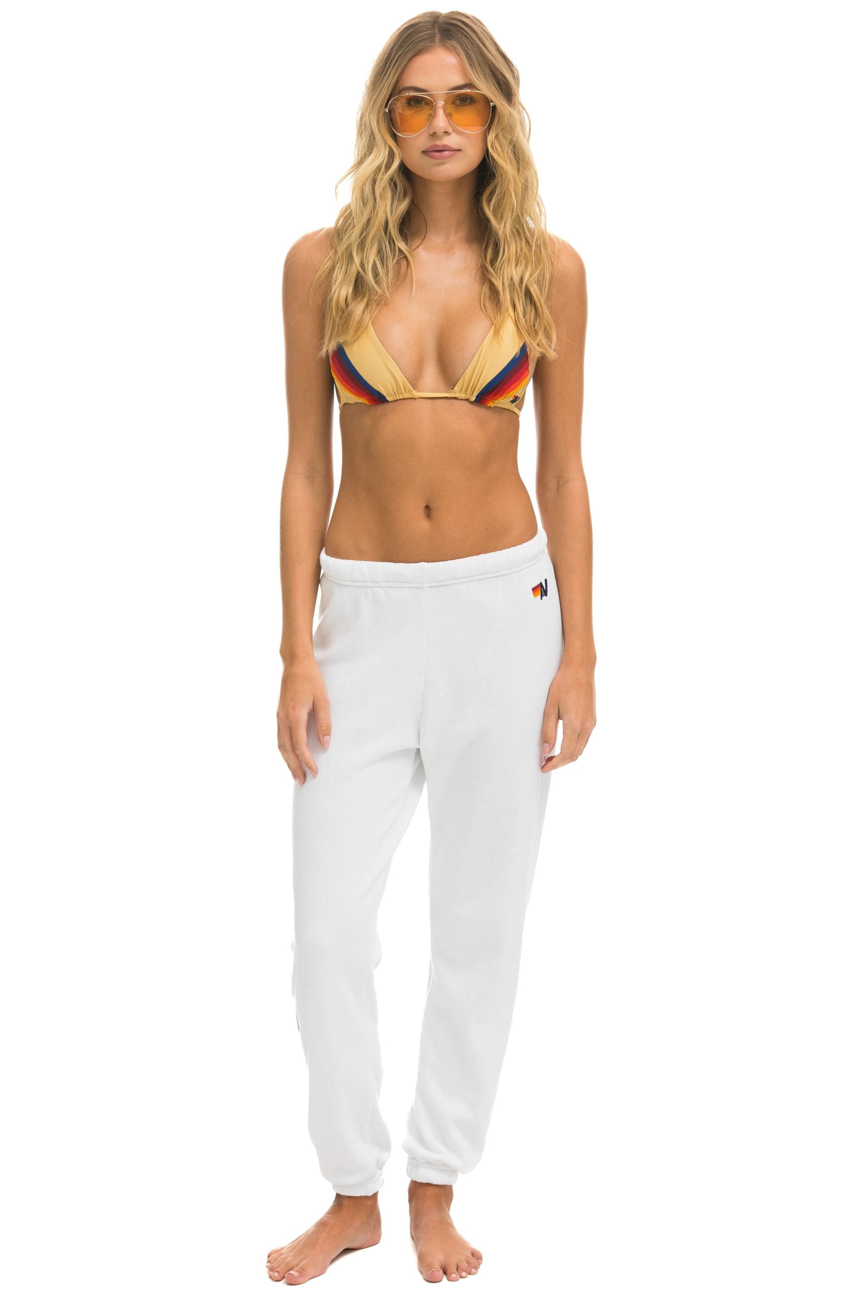 LOCALS ONLY SWEATPANTS - WHITE - Image 2