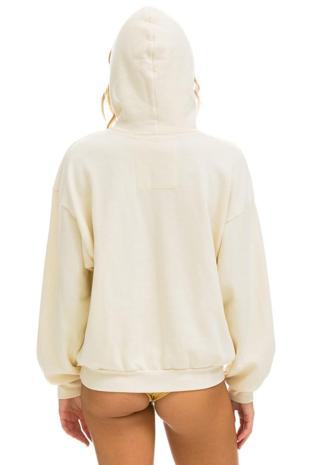 LOGO PULLOVER RELAXED HOODIE - VINTAGE WHITE - Image 7