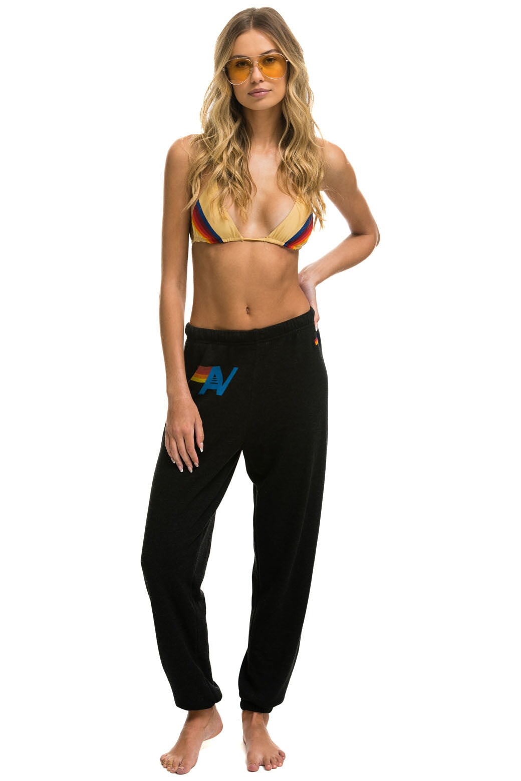 LOGO SWEATPANTS - BLACK - Image 5