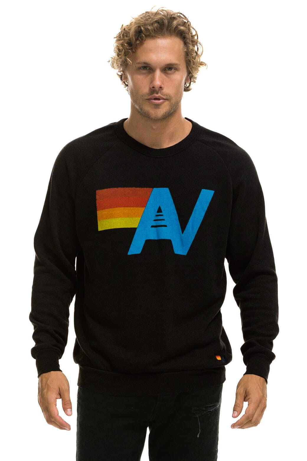 LOGO SWEATSHIRT - BLACK - Image 2