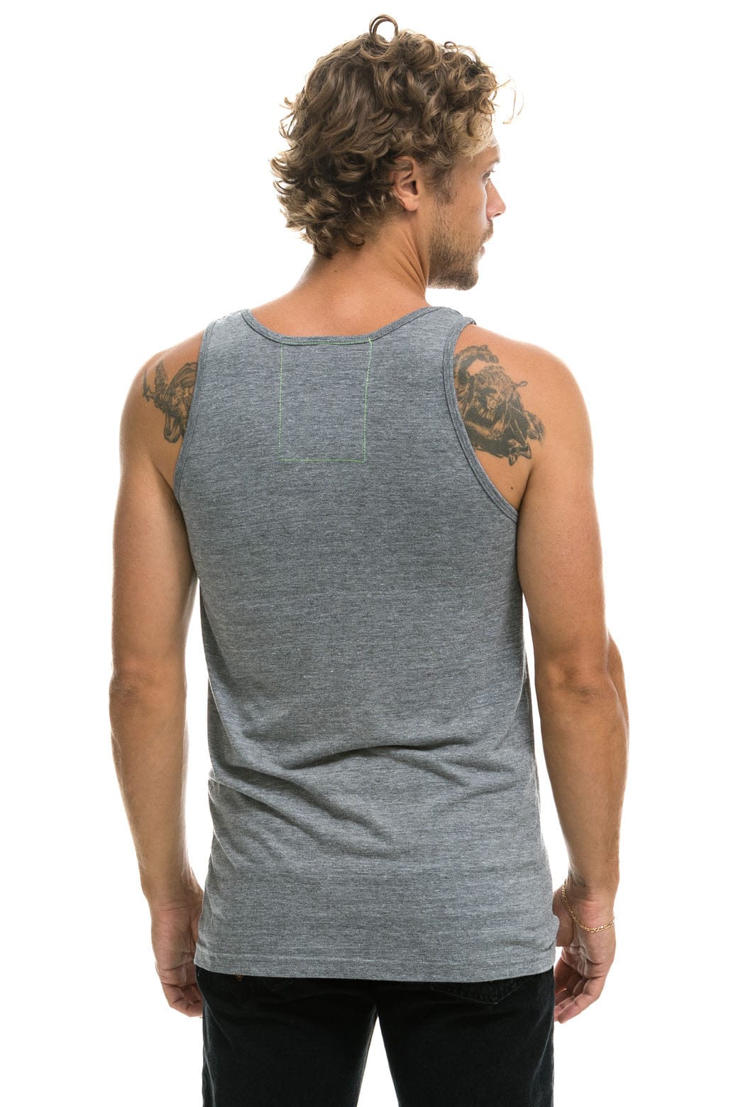 MEN'S AVIATOR NATION TANK - HEATHER GREY - Image 3