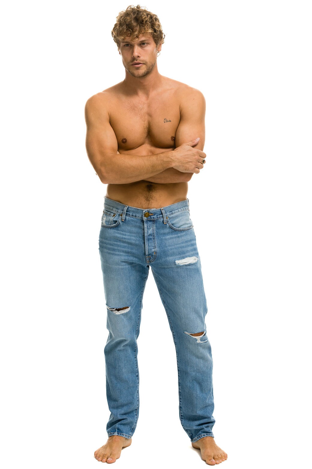 MEN'S CLASSIC STRAIGHT LEG DENIM JEAN - SUPER LIGHT - Image 2