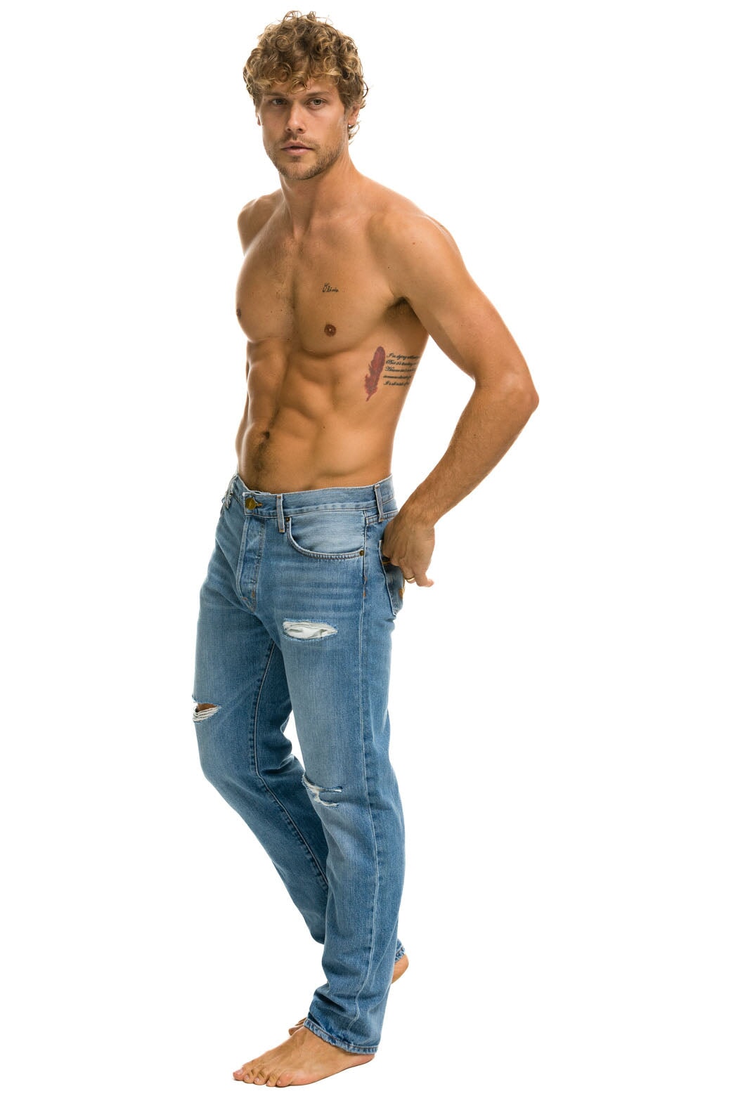 MEN'S CLASSIC STRAIGHT LEG DENIM JEAN - SUPER LIGHT - Image 3