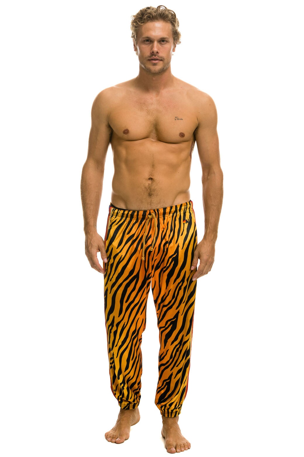 CLASSIC VELVET SWEATPANTS - TIGER - Image 2