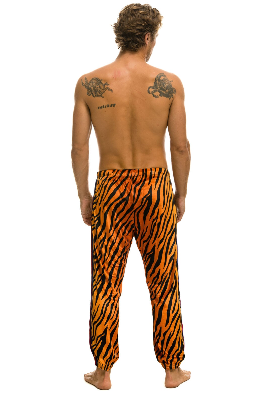CLASSIC VELVET SWEATPANTS - TIGER - Image 4