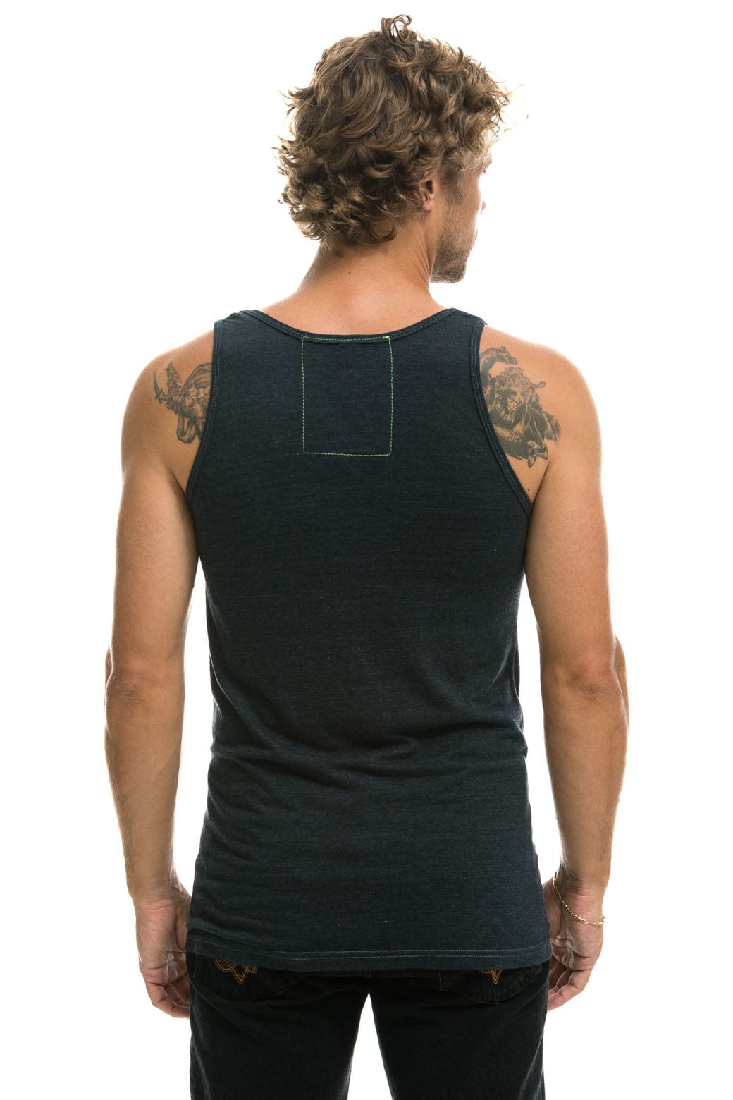 MEN'S LOGO TANK - CHARCOAL - Image 4