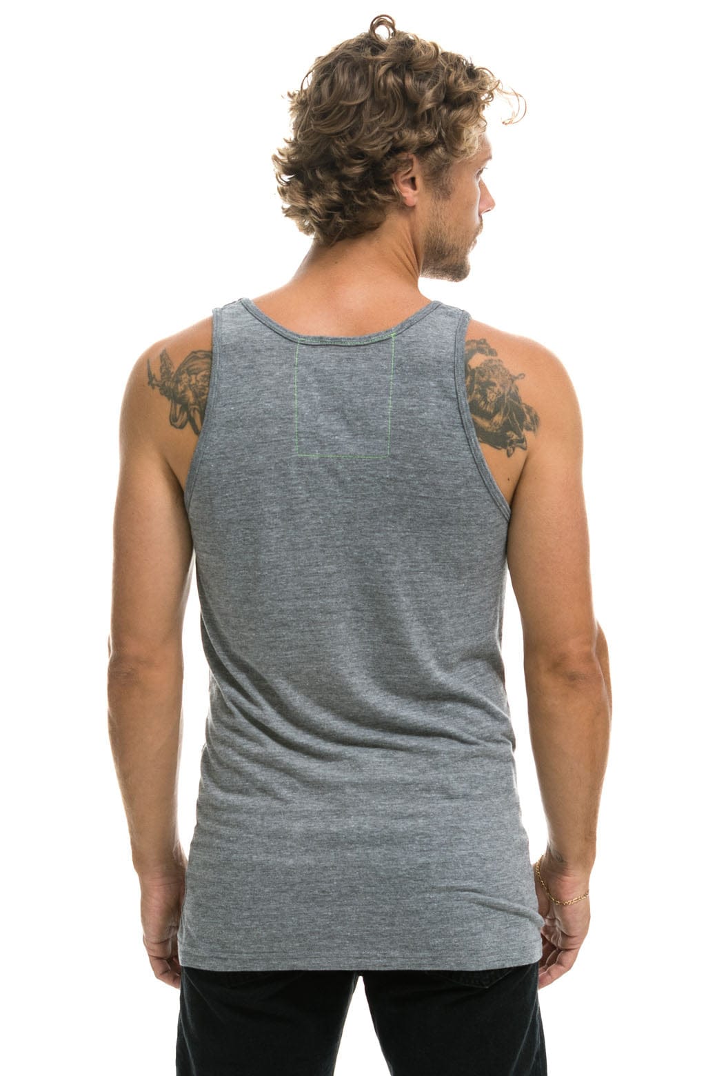MEN'S LOGO TANK - HEATHER GREY - Image 5