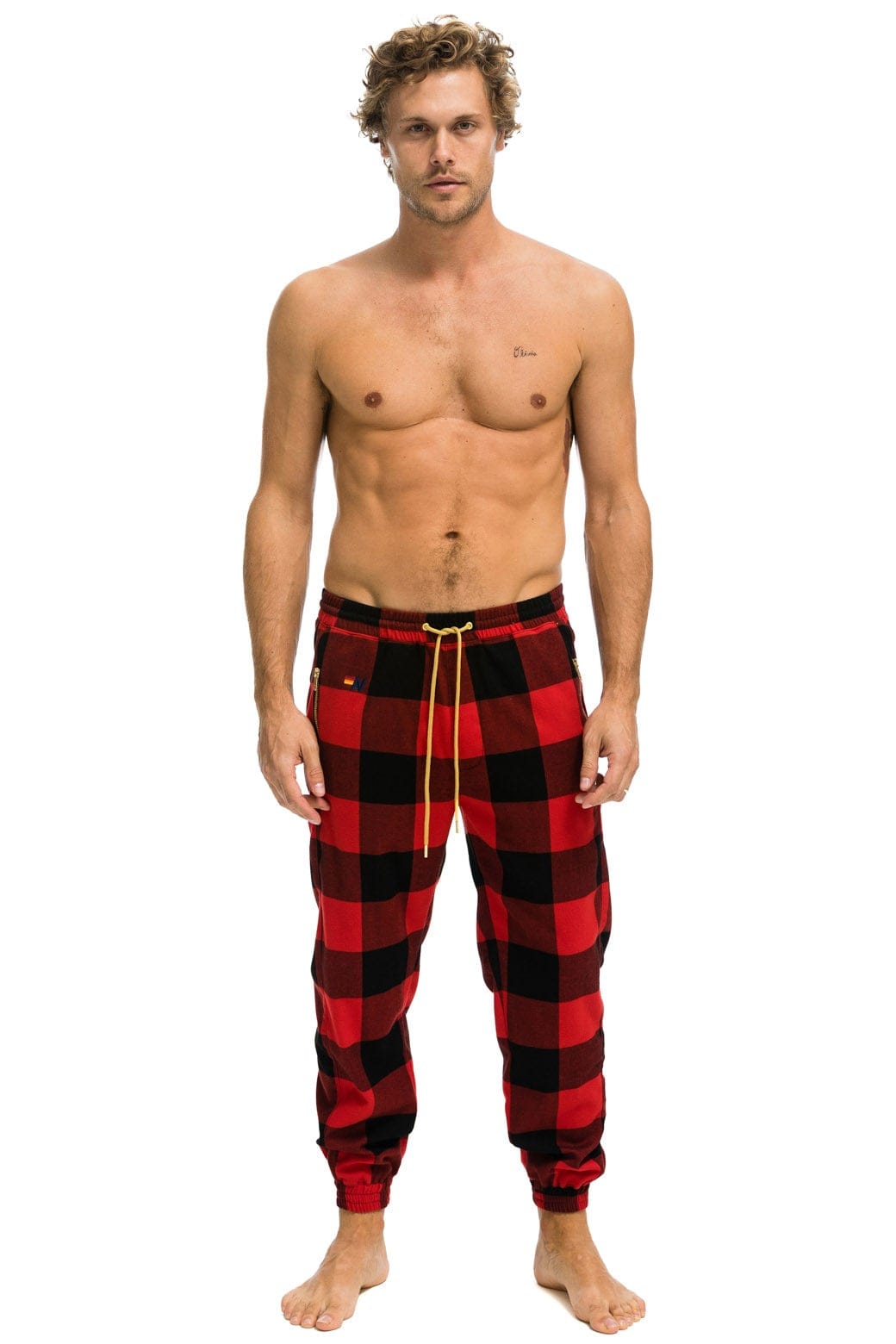 UNISEX PLAID LODGE PANT - BUFFALO PLAID - Image 2