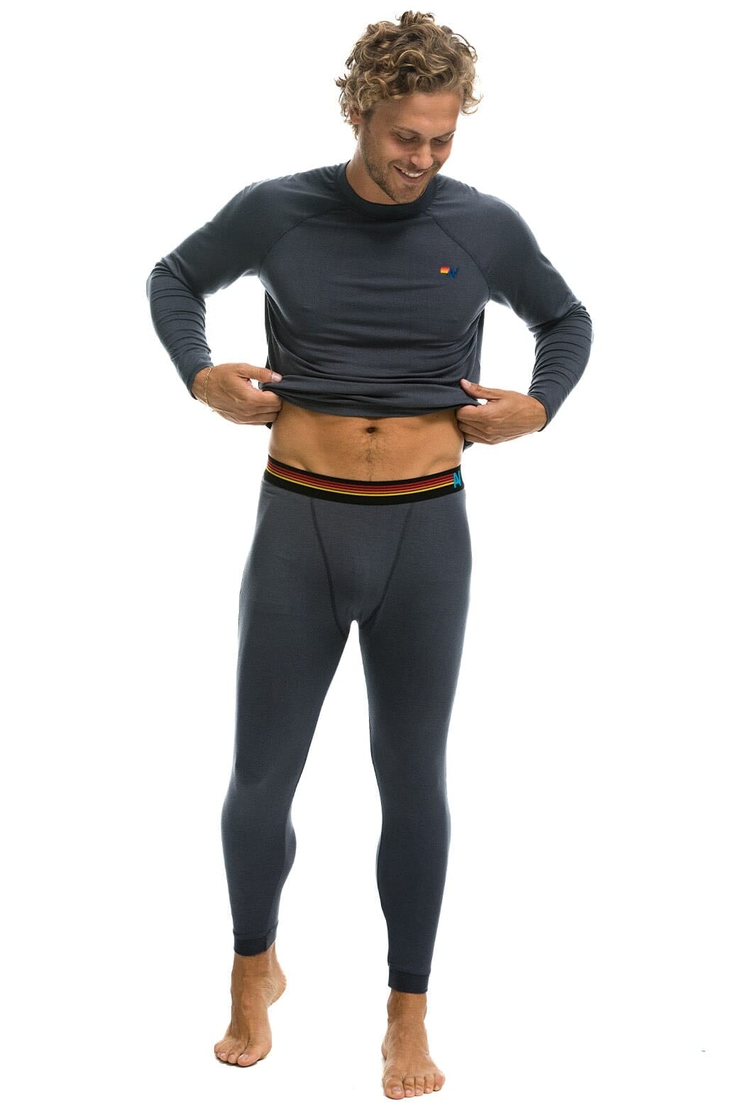 MICRO MODAL BASE LAYER BOTTOM - TITANIUM - Image 3