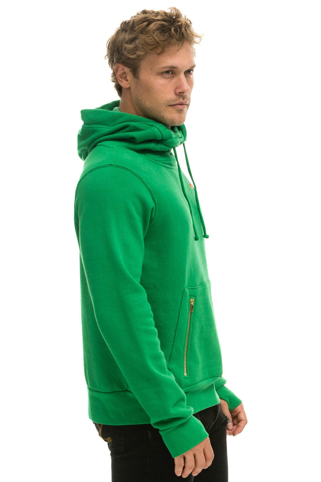 NINJA PULLOVER HOODIE - KELLY GREEN - Image 6