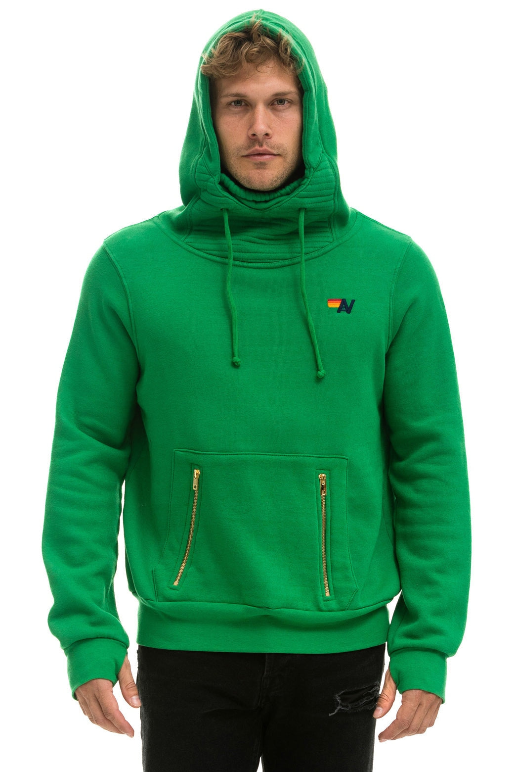 NINJA PULLOVER HOODIE - KELLY GREEN - Image 2