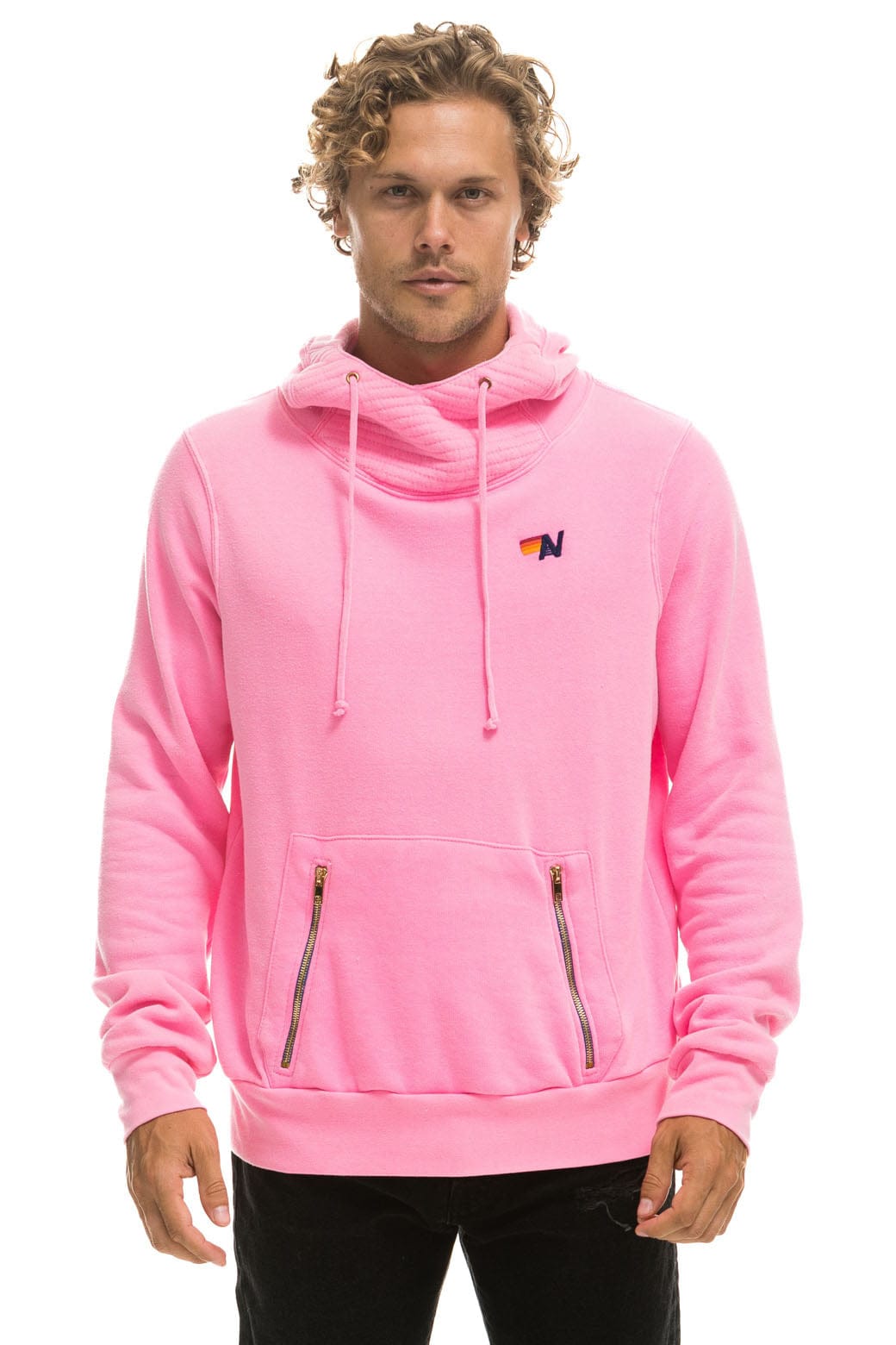 NINJA PULLOVER HOODIE - NEON PINK - Image 5