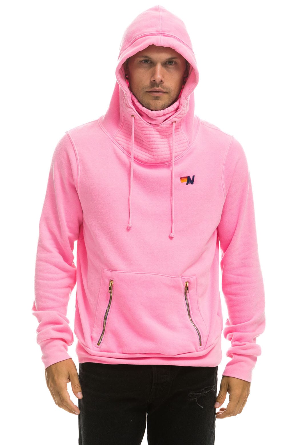 NINJA PULLOVER HOODIE - NEON PINK - Image 2