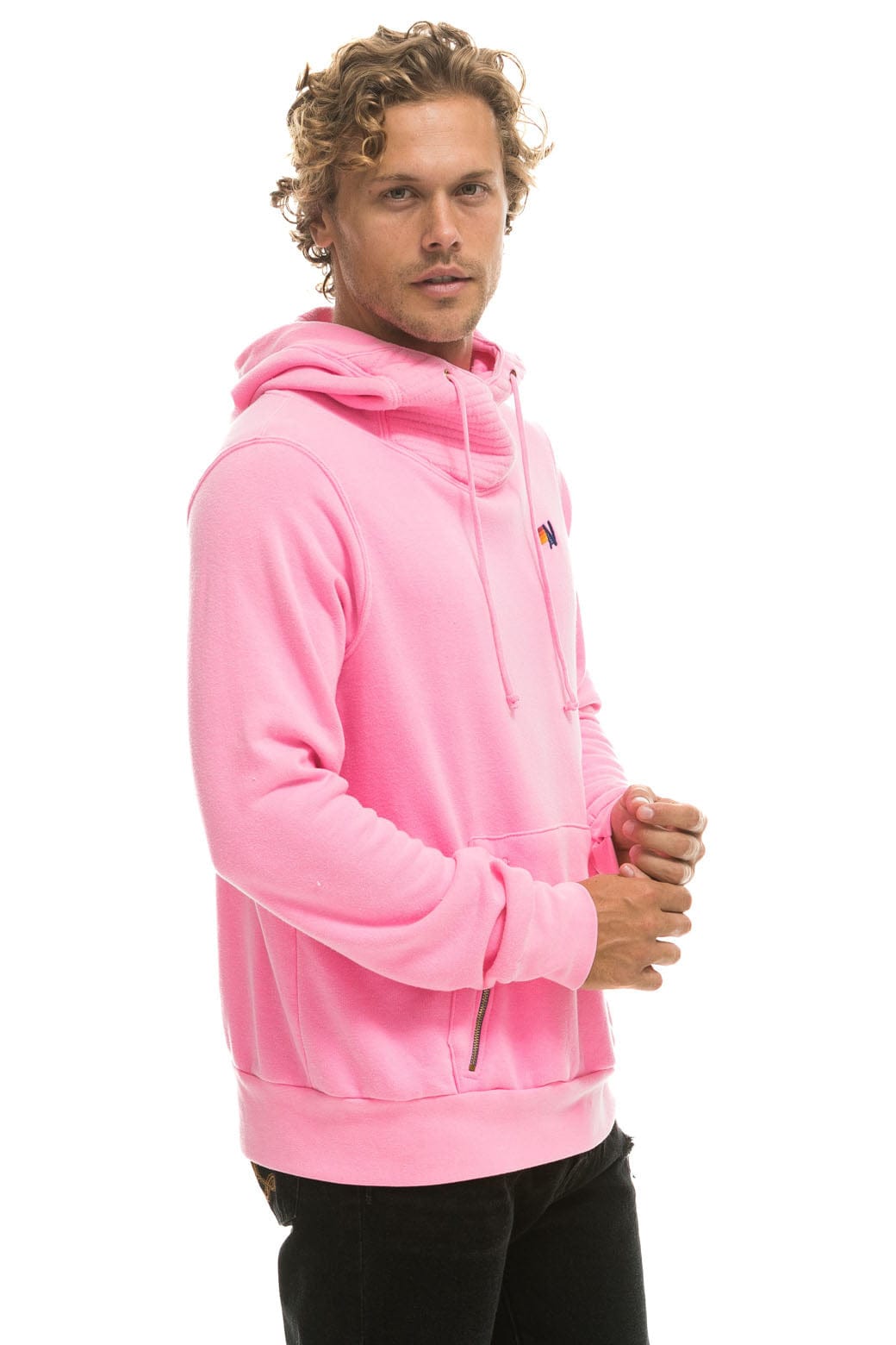 NINJA PULLOVER HOODIE - NEON PINK - Image 6