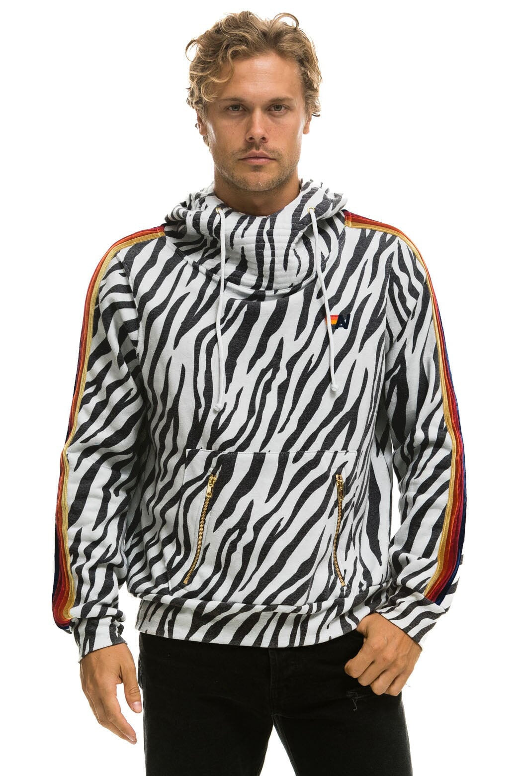 NINJA PULLOVER HOODIE - ZEBRA - Image 4