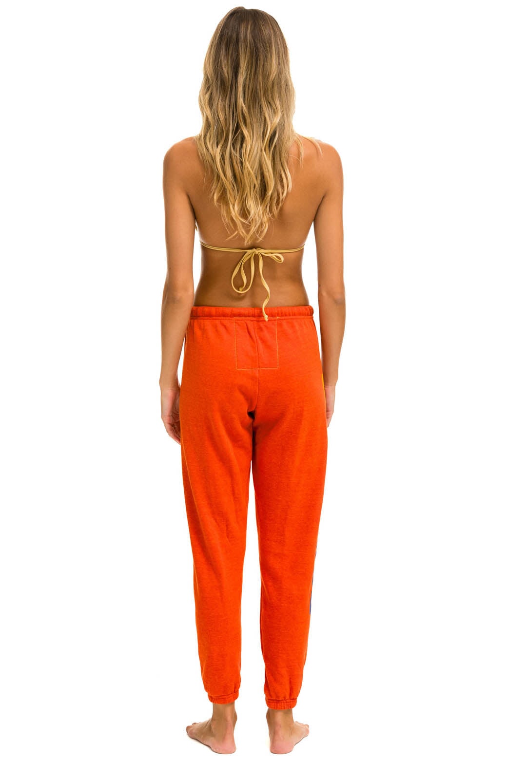 RIDE LOGO SWEATPANTS - ORANGE - Image 4