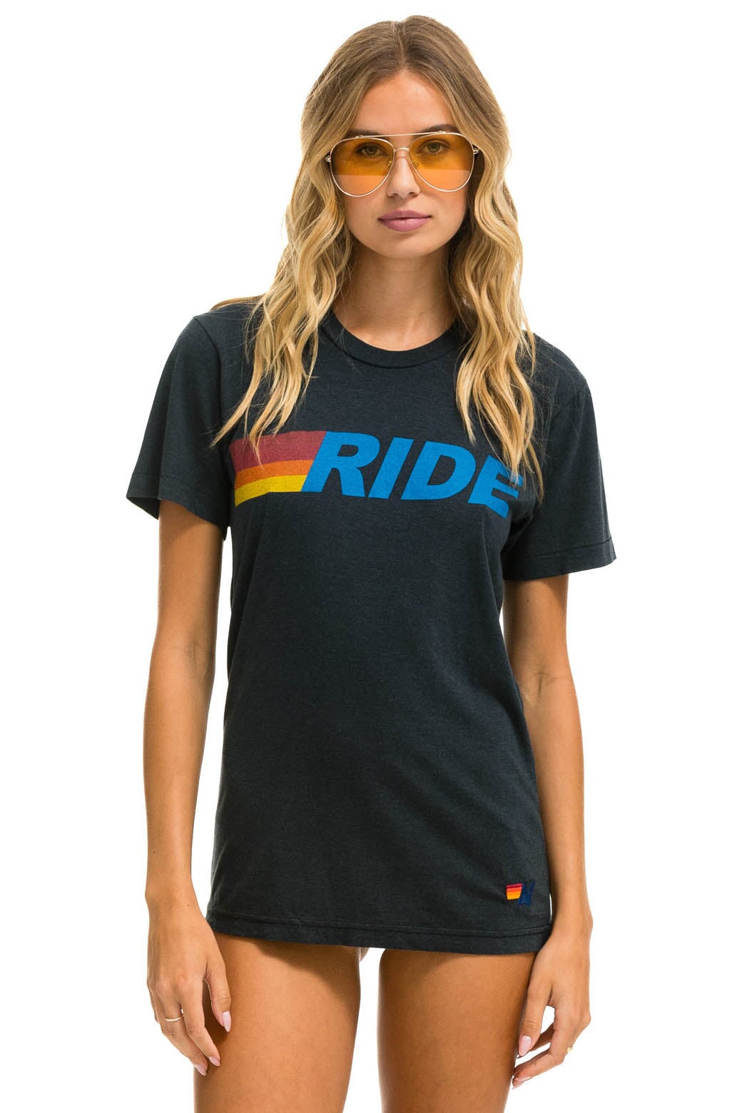 RIDE LOGO TEE - CHARCOAL - Image 2