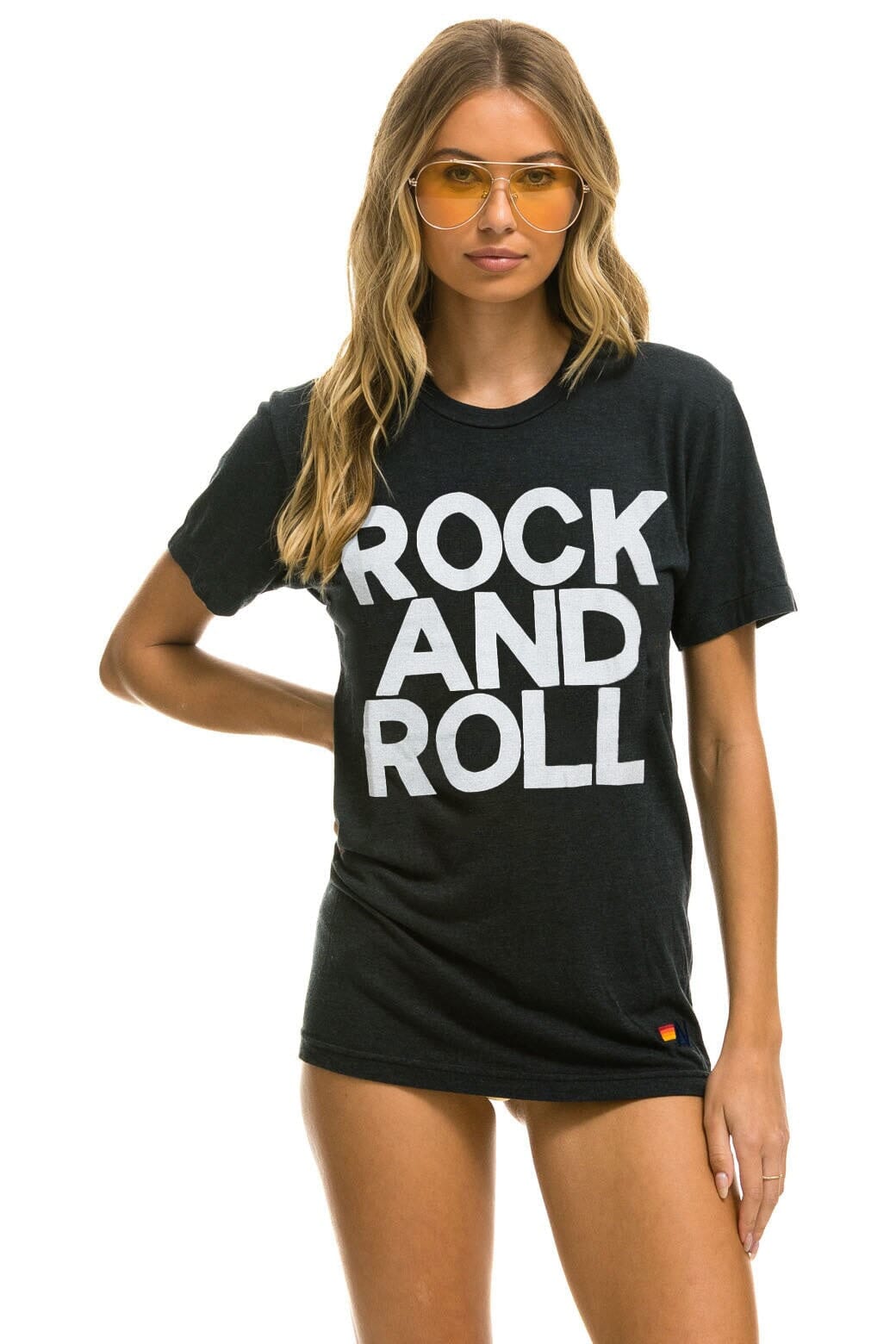 ROCK AND ROLL TEE - CHARCOAL - Image 2