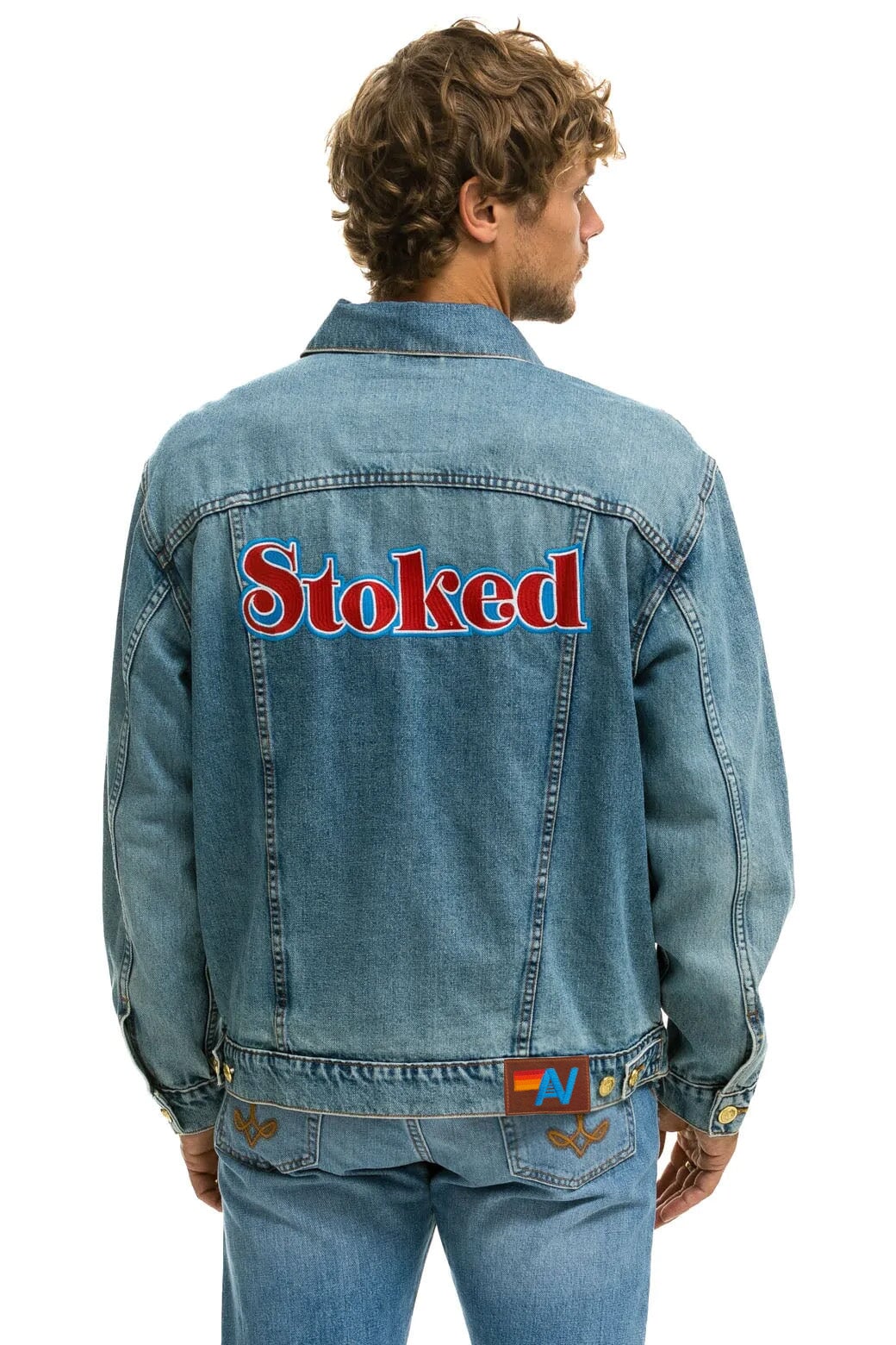 STOKED OVERSIZED CONCERT DENIM JACKET - VINTAGE - Image 4