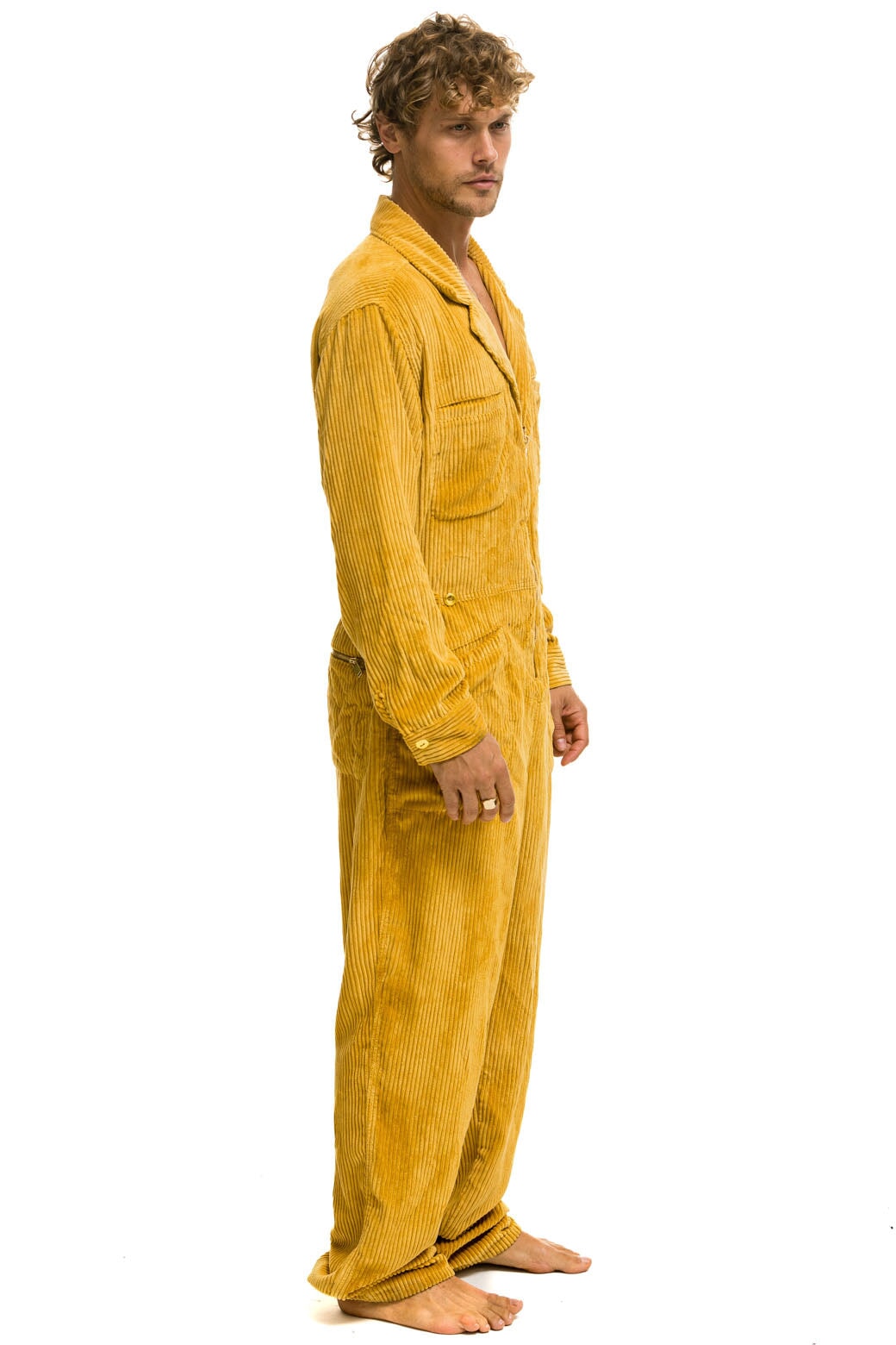 UNISEX CORDUROY FLIGHT SUIT - HONEY - Image 6