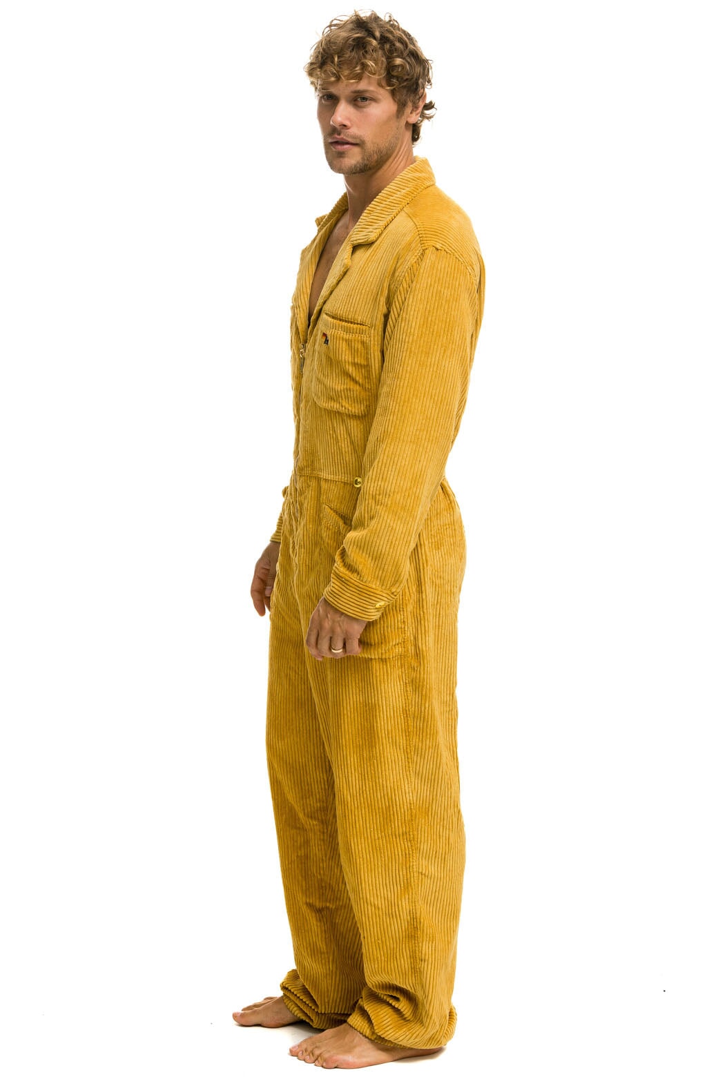 UNISEX CORDUROY FLIGHT SUIT - HONEY - Image 4