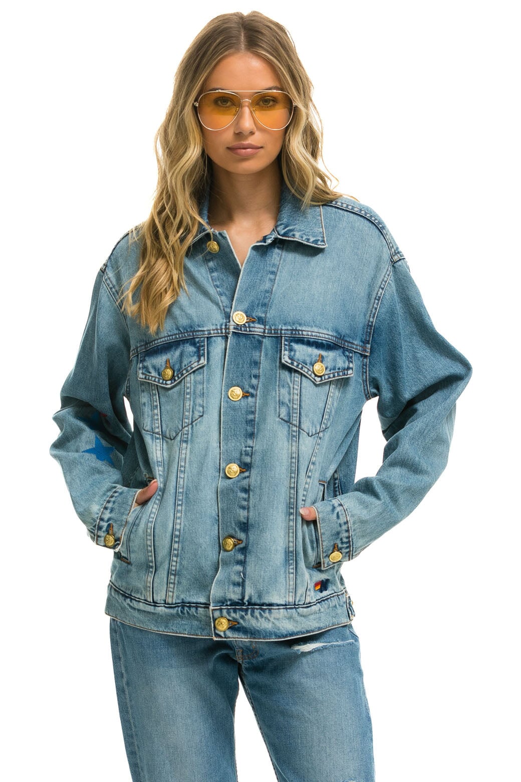 STOKED OVERSIZED CONCERT DENIM JACKET - VINTAGE - Image 9