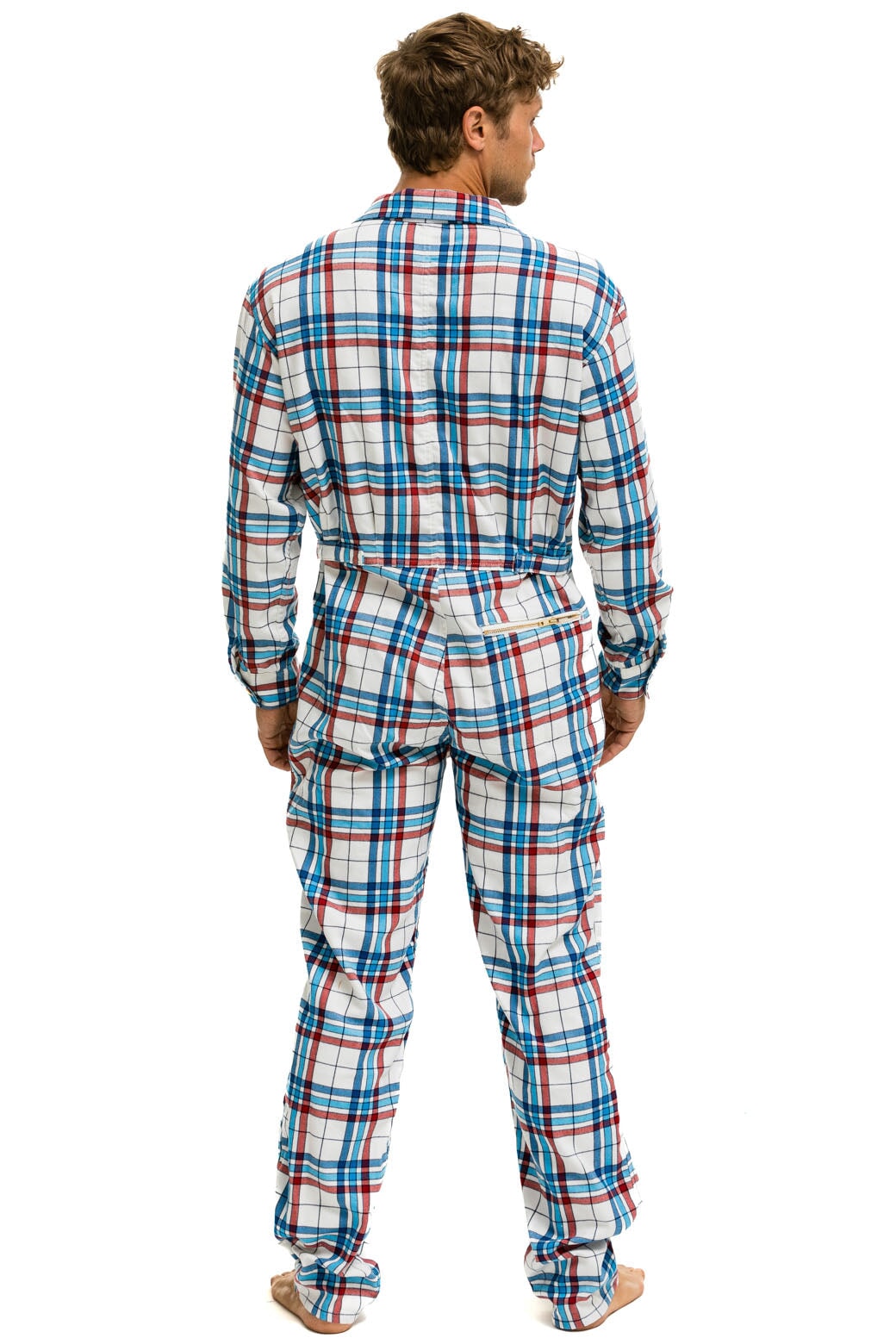 UNISEX PLAID FLIGHT SUIT - MONTAUK PLAID - Image 8