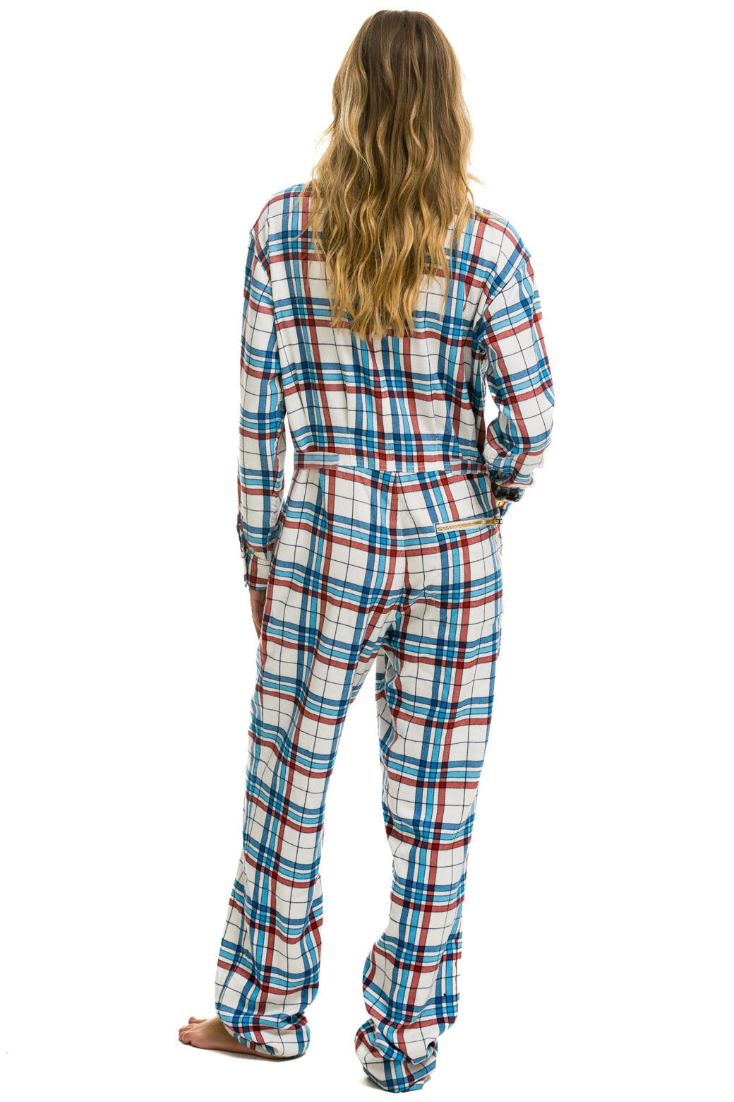 UNISEX PLAID FLIGHT SUIT - MONTAUK PLAID - Image 9