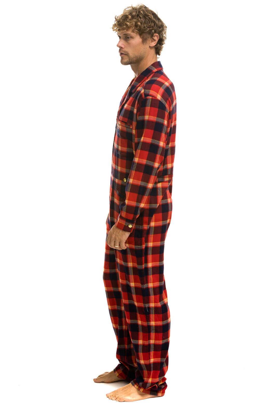 UNISEX PLAID FLIGHT SUIT - RUGBY PLAID - Image 6