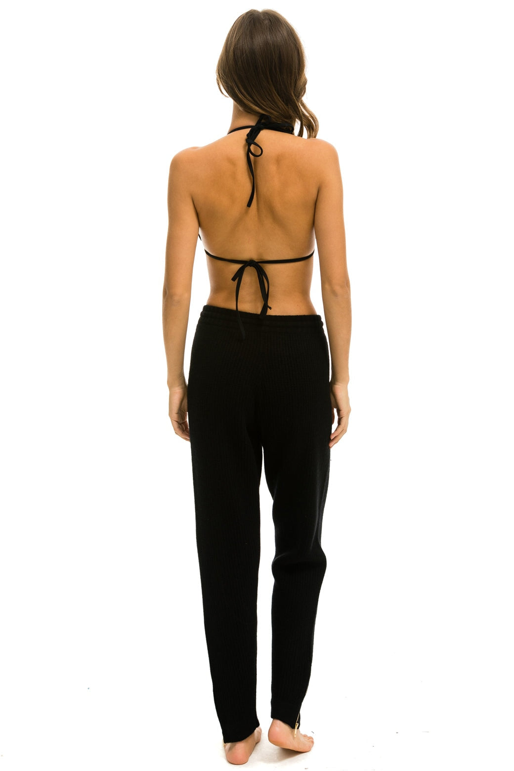 VINTAGE CABIN CASHMERE SWEATER PANT - BLACK - Image 3