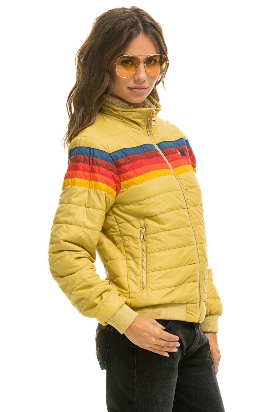 5 STRIPE JACKET - KHAKI - Image 2