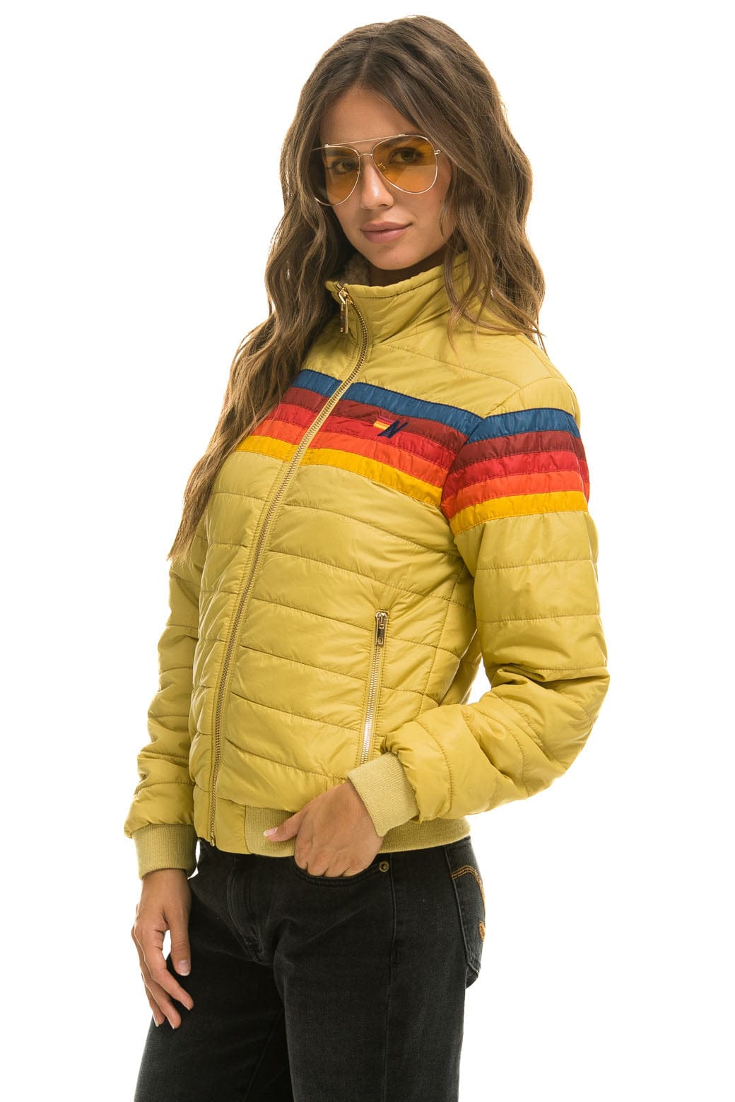5 STRIPE JACKET - KHAKI - Image 4